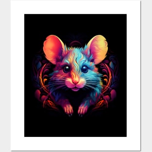 Neon Rodent #3 Posters and Art